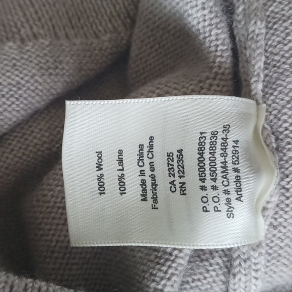 Aritzia Wilfred Wool Turtleneck Sweater Dress, Size XXS, Grey/Beige Colour - Picture 10 of 13